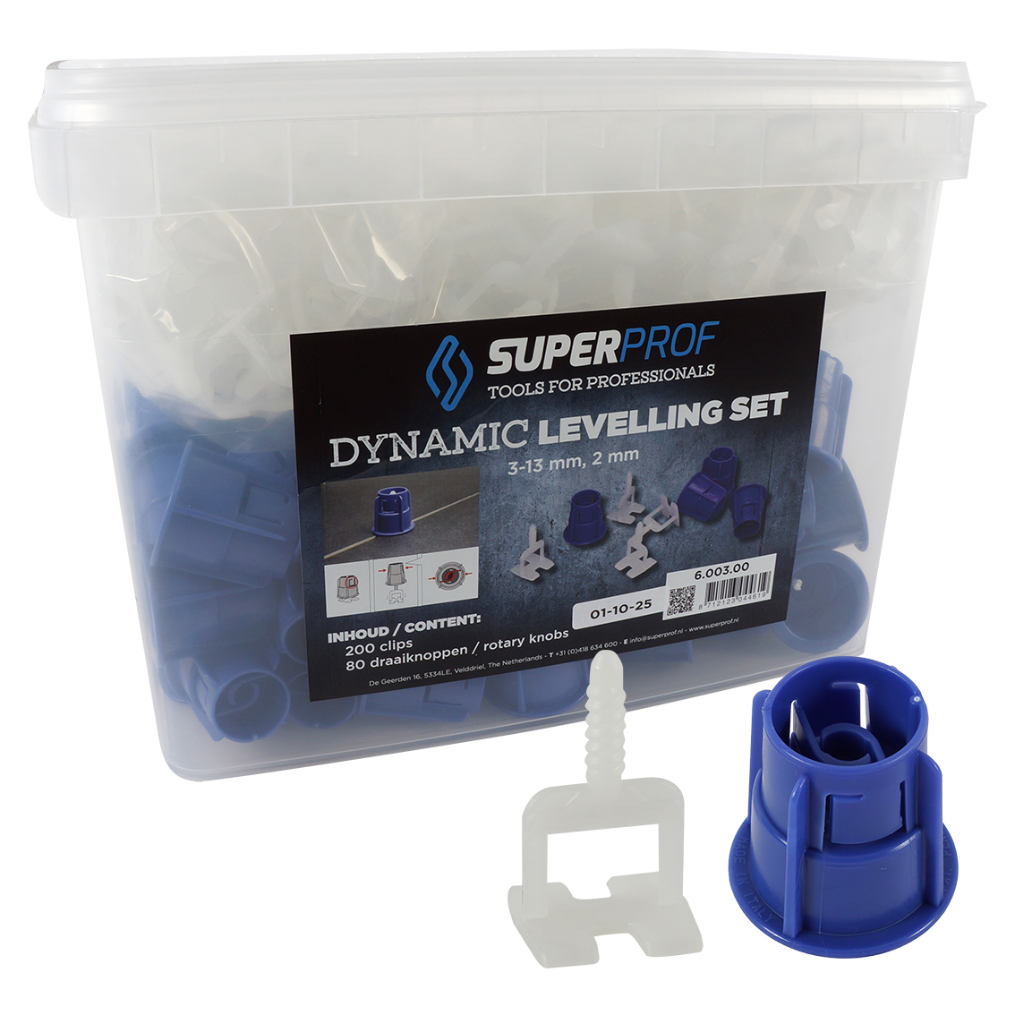 Spanen, spackmessen, troffels